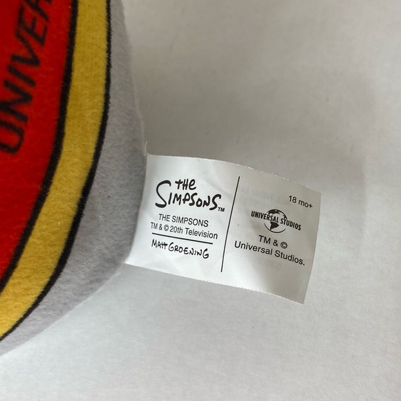 Simpsons Universal Studios Krusty Clown Pillow & Buzz Cola Plush (A2) - Picture 12 of 13